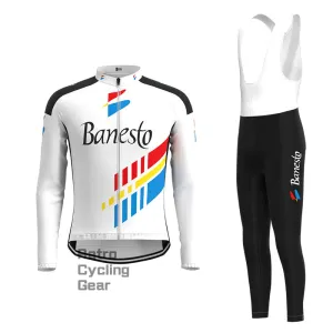 Banesto Retro Long Sleeve Cycling Kit